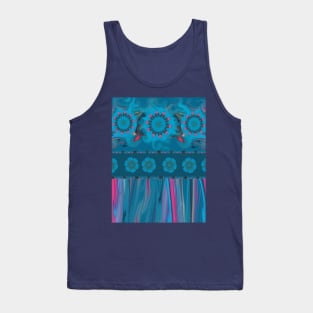 Psychedelic Blues Tank Top